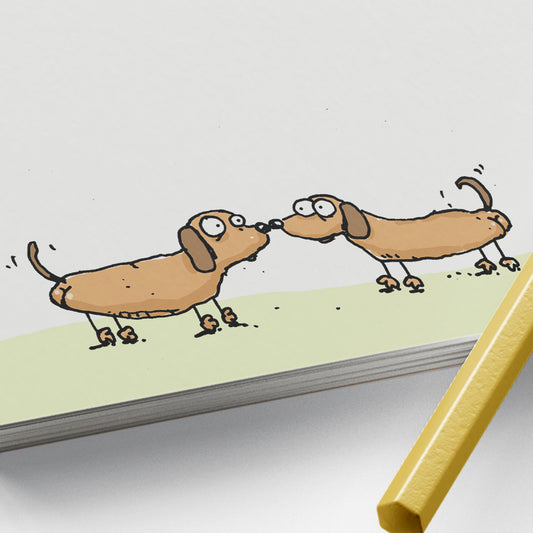 Notizblock "Dackelkontakt"