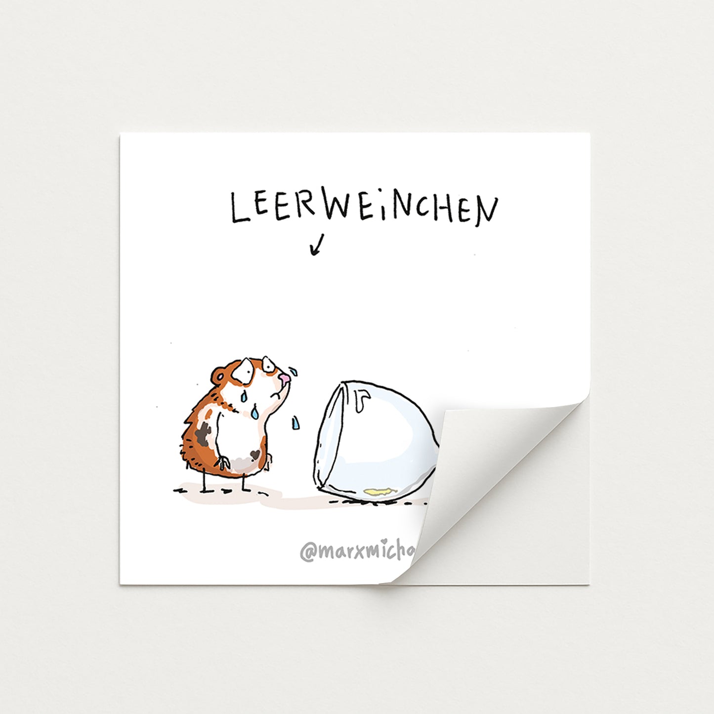 Meerschweinchen Stickerset