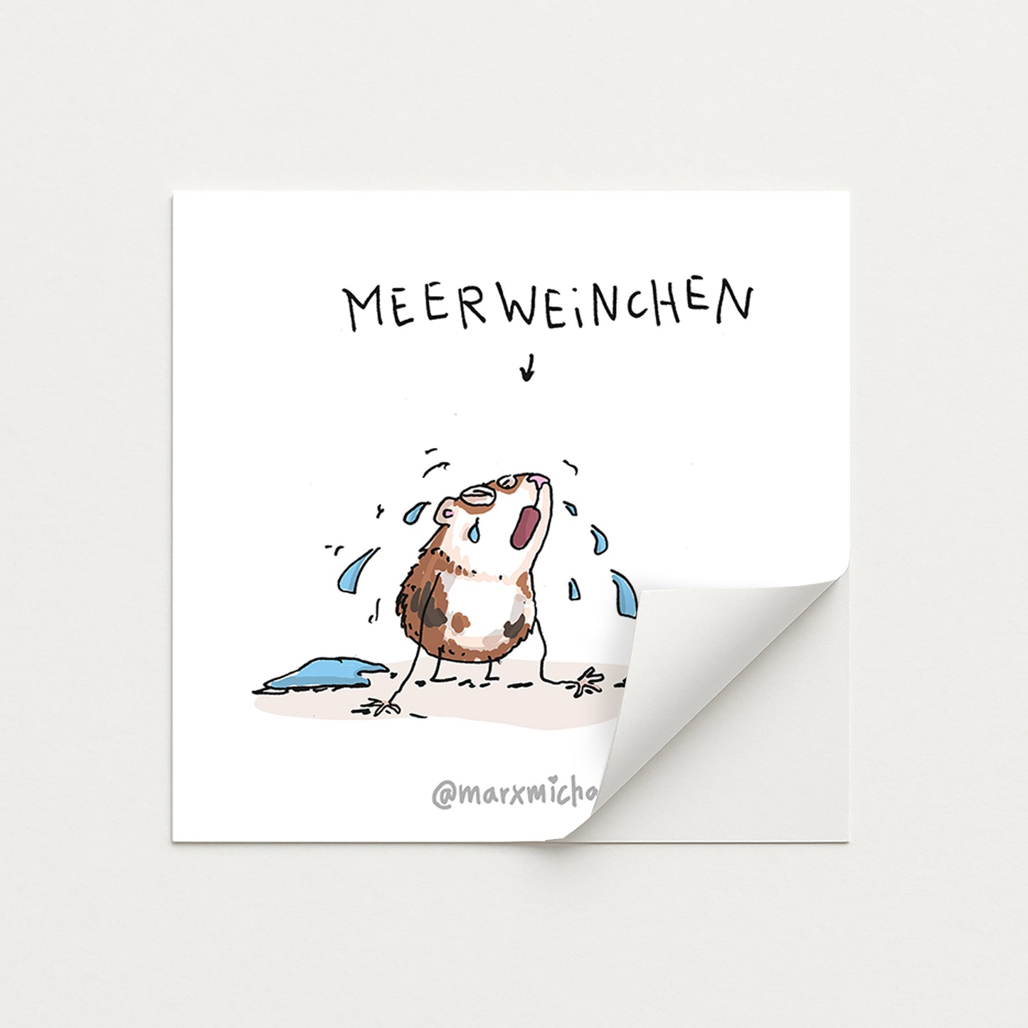 Meerschweinchen Stickerset