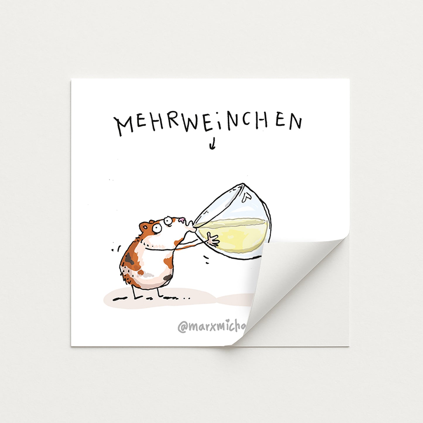 Meerschweinchen Stickerset