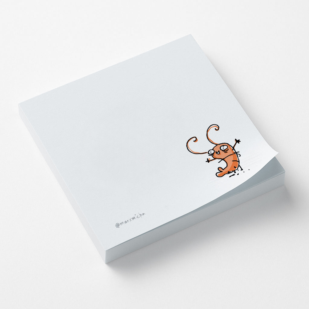 Haftnotizen 3er Set: Taube, Garnele, Fuchs