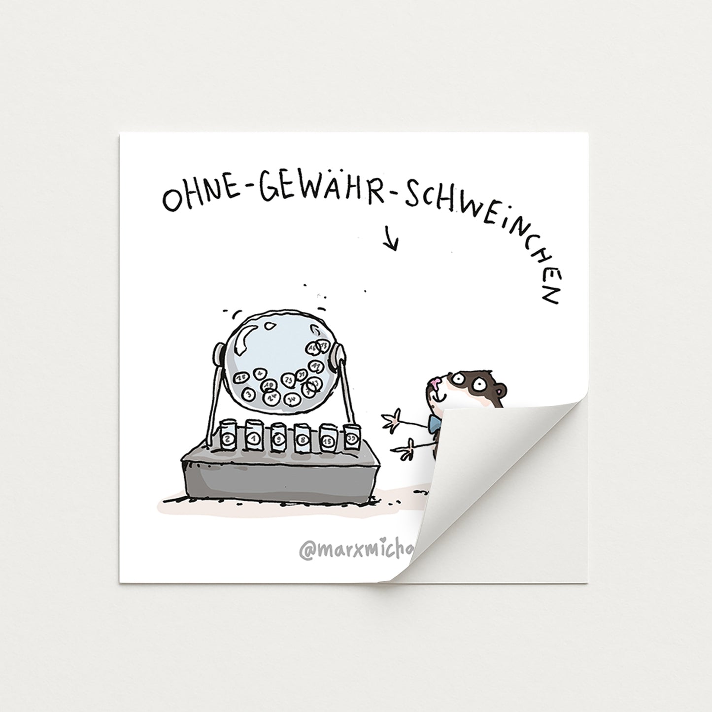 Meerschweinchen Stickerset