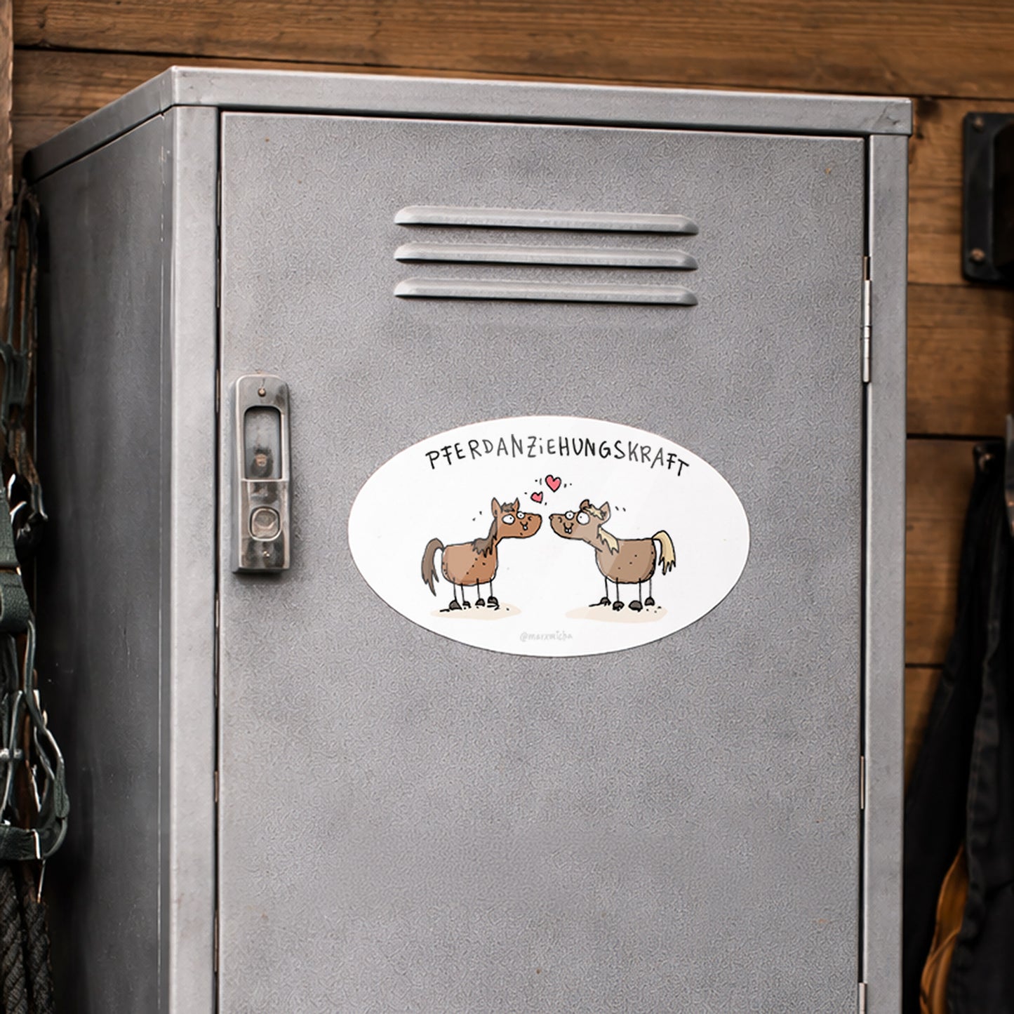 Aufkleber "Pferdanziehungskraft"