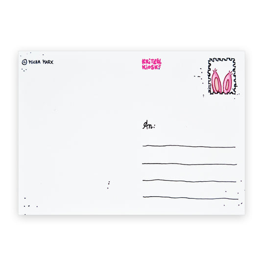 "Poposterhase" Sonderpostkarte