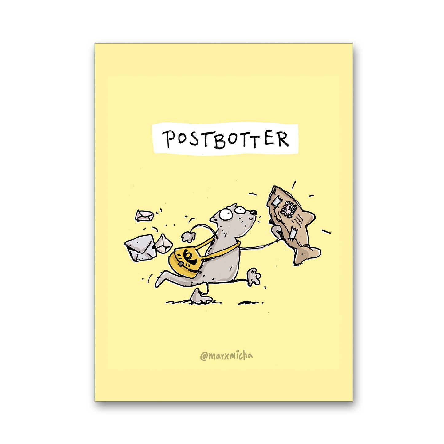 Postkarte Postbotter