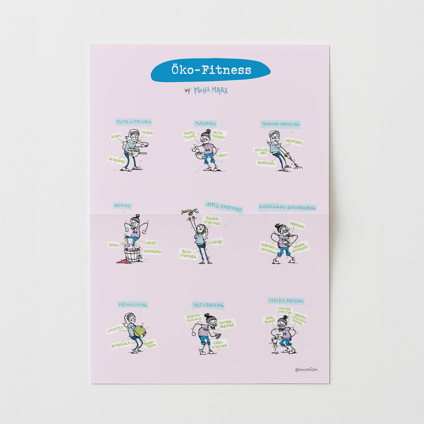 Poster „Öko-Fitness“