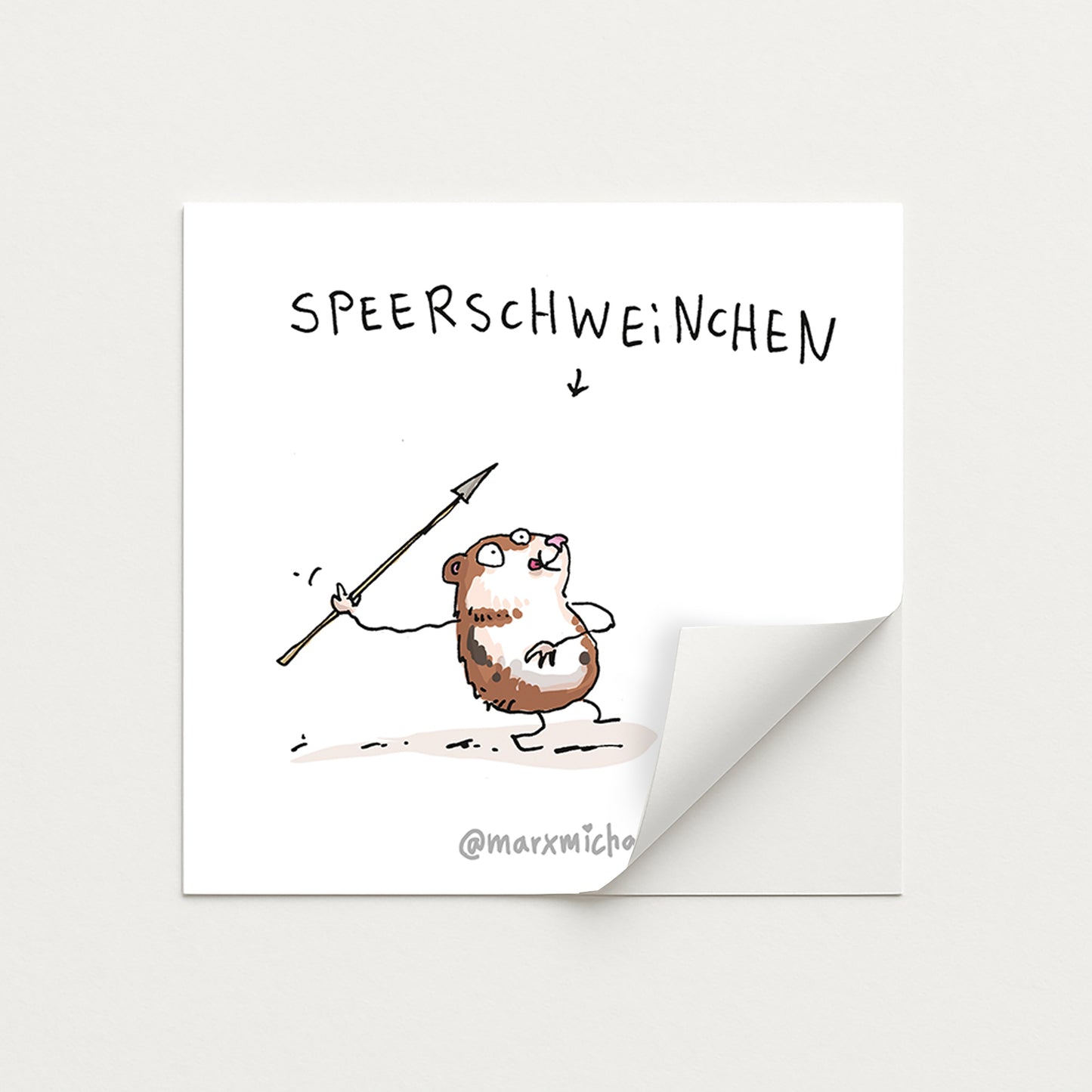 Meerschweinchen Stickerset