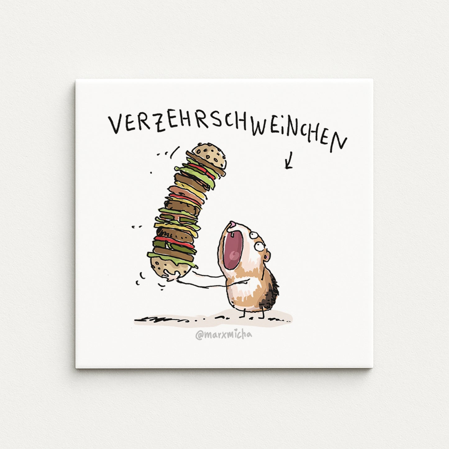 Meerschweinchen Kühlschrankmagnete-Set, 5 Stück