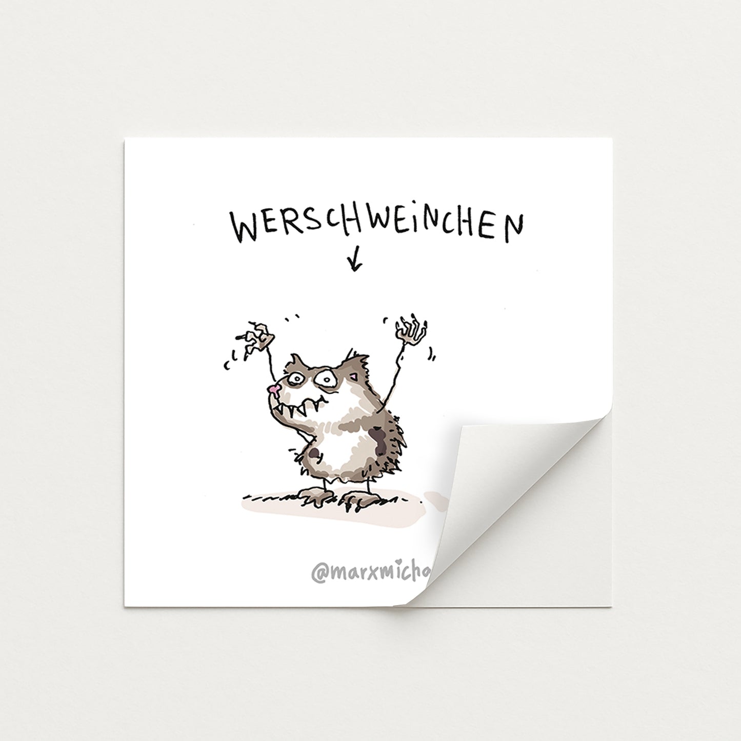 Meerschweinchen Stickerset