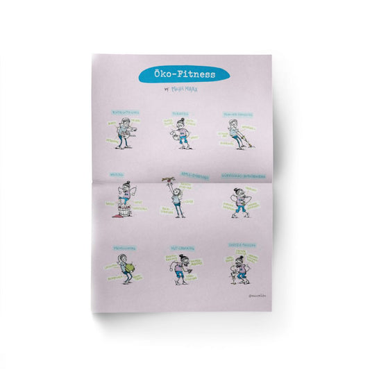 Poster „Öko-Fitness“