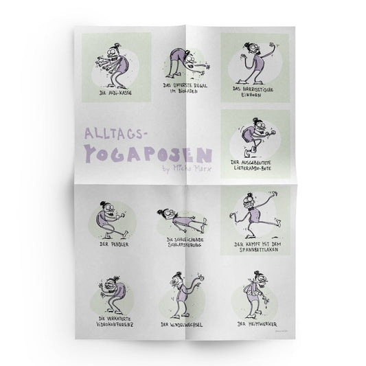Poster „Alltags-Yoga“