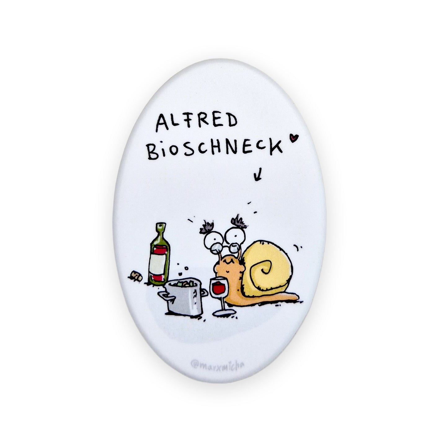 Kühlschrankmagnet Alfred Bioschneck