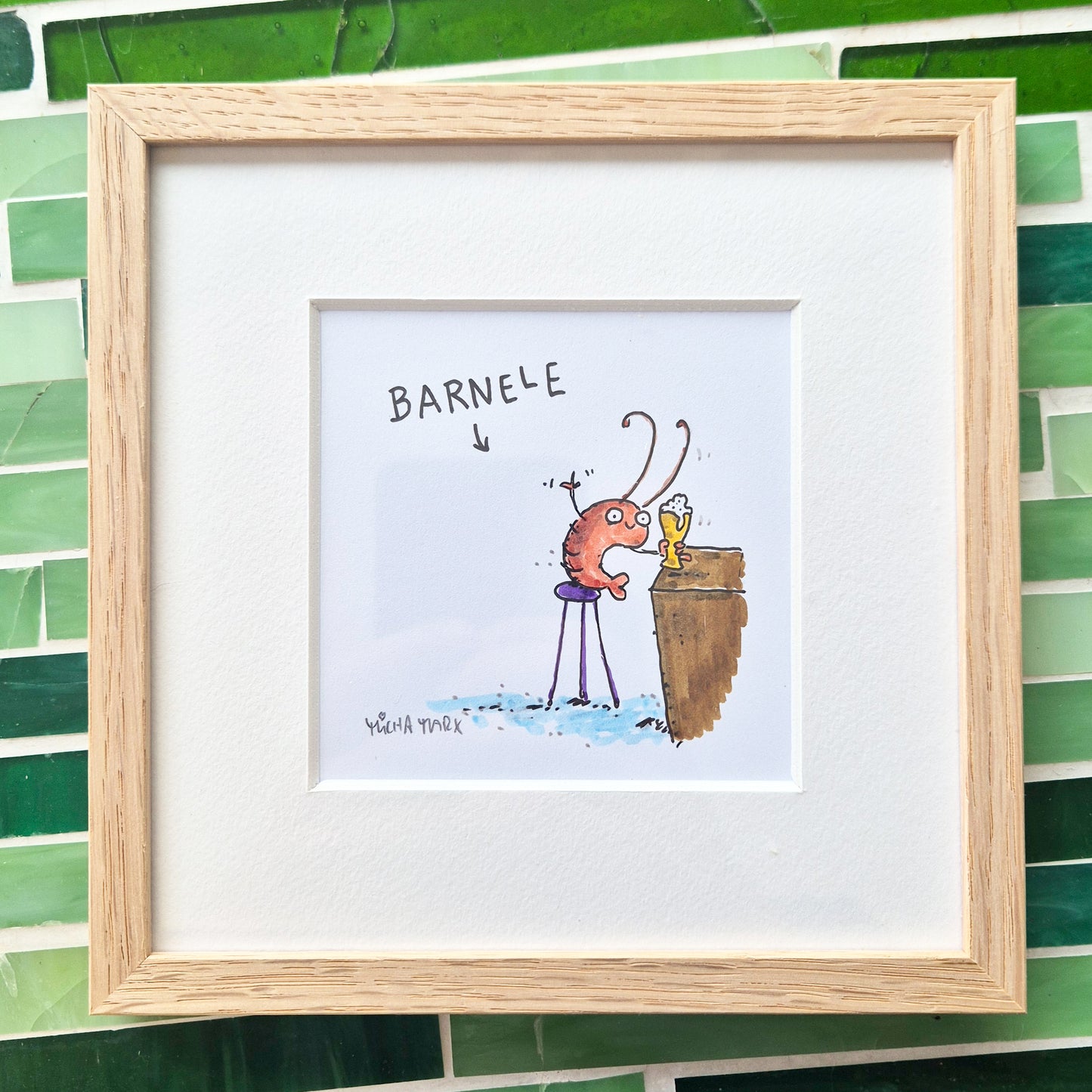 Originalzeichnung „Barnele“