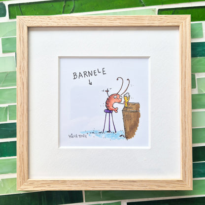 Originalzeichnung „Barnele“