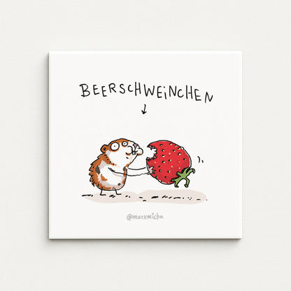 Meerschweinchen Kühlschrankmagnete-Set, 5 Stück