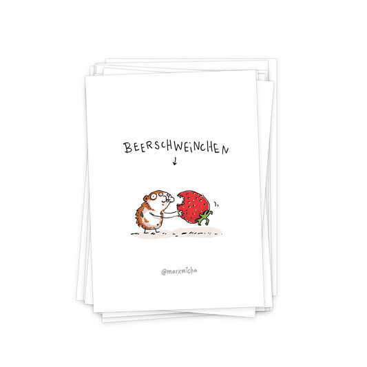 Meerschweinchen Postkartenset
