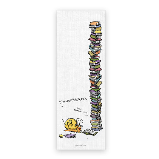 Lesezeichen "Biblioschneckarin"