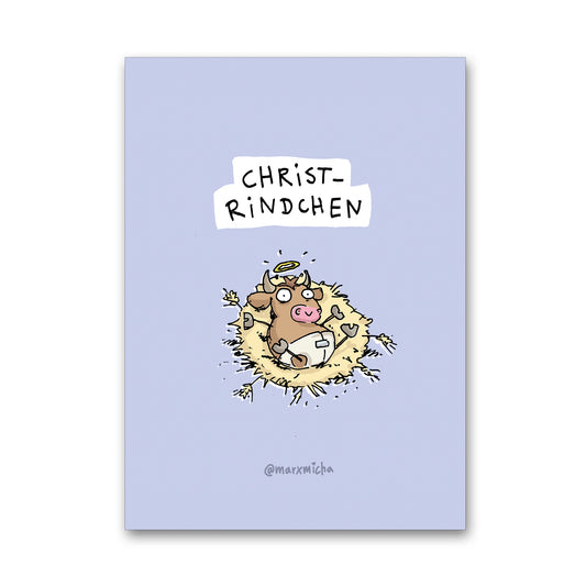 Weihnachtspostkarte Christrindchen