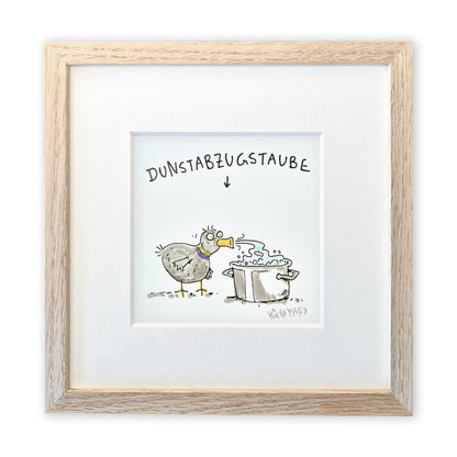 Originalzeichnung „Dunstabzugstaube“