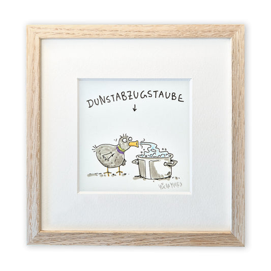 Originalzeichnung „Dunstabzugstaube“