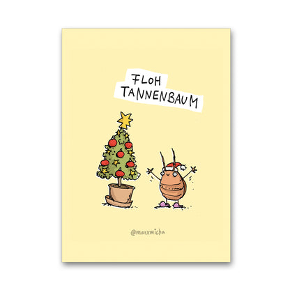 Weihnachtstierchen Postkartenset, 24 Stück