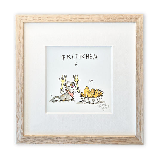 Originalzeichnung „Frittchen“
