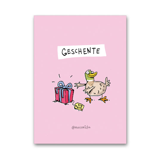 Postkarte Geschente