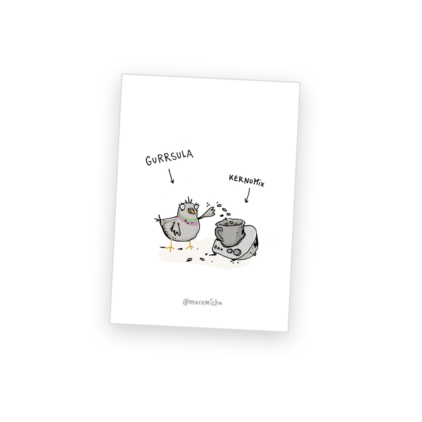 Tauben-Postkartenset, 10 Stück
