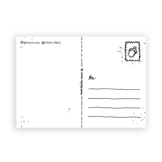 Postkarte „Vielleichhörnchen“