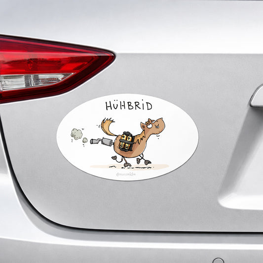 Aufkleber "Hühbrid"