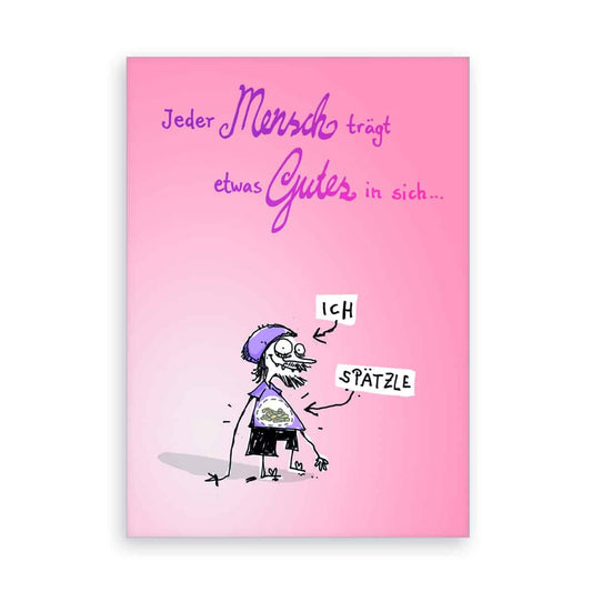 Postkarte „Spätzle“