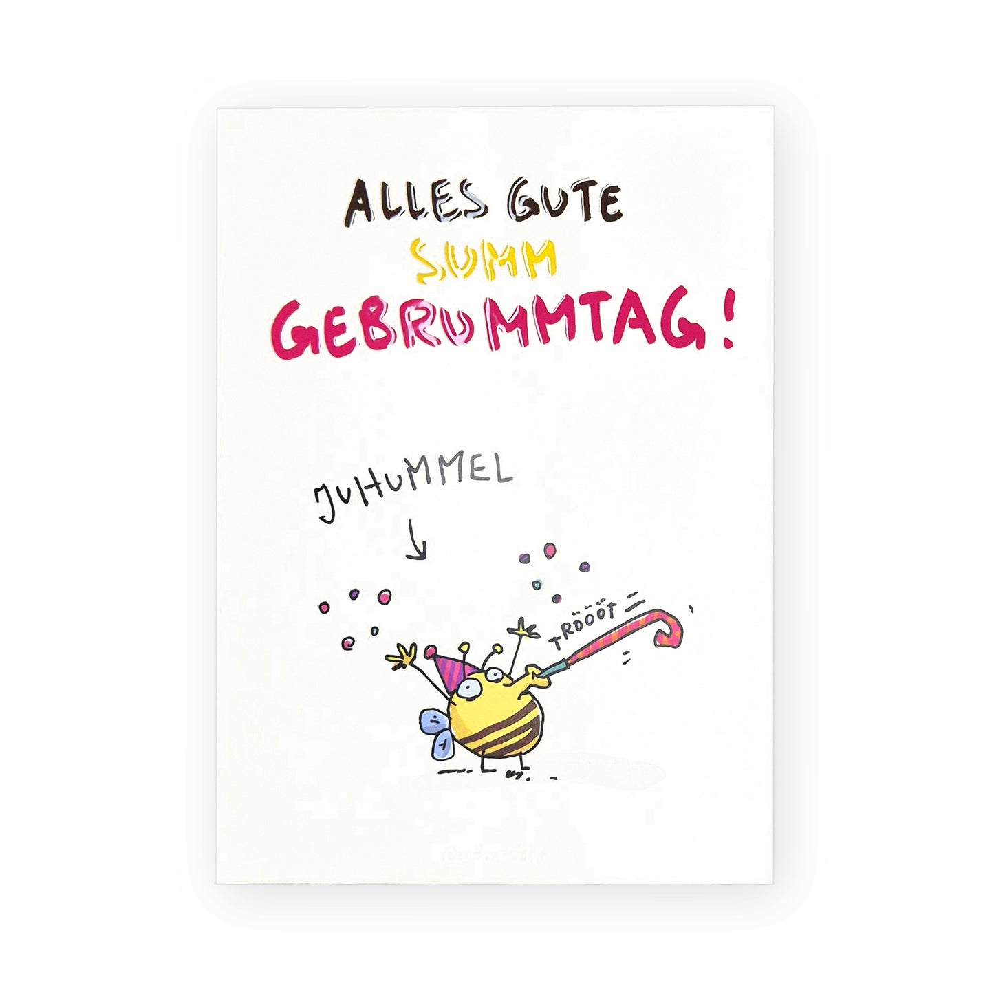 Geburtstagskarte Juhummel