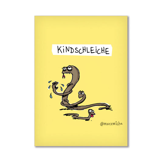 Postkarte Kindschleiche