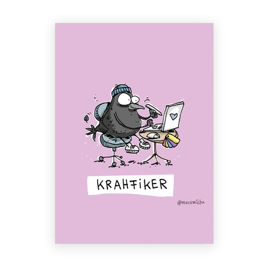 Postkarte "Krahfiker"