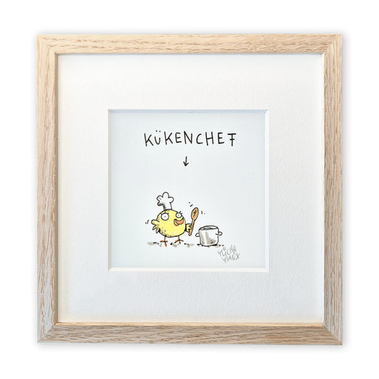 Originalzeichnung „Kükenchef“