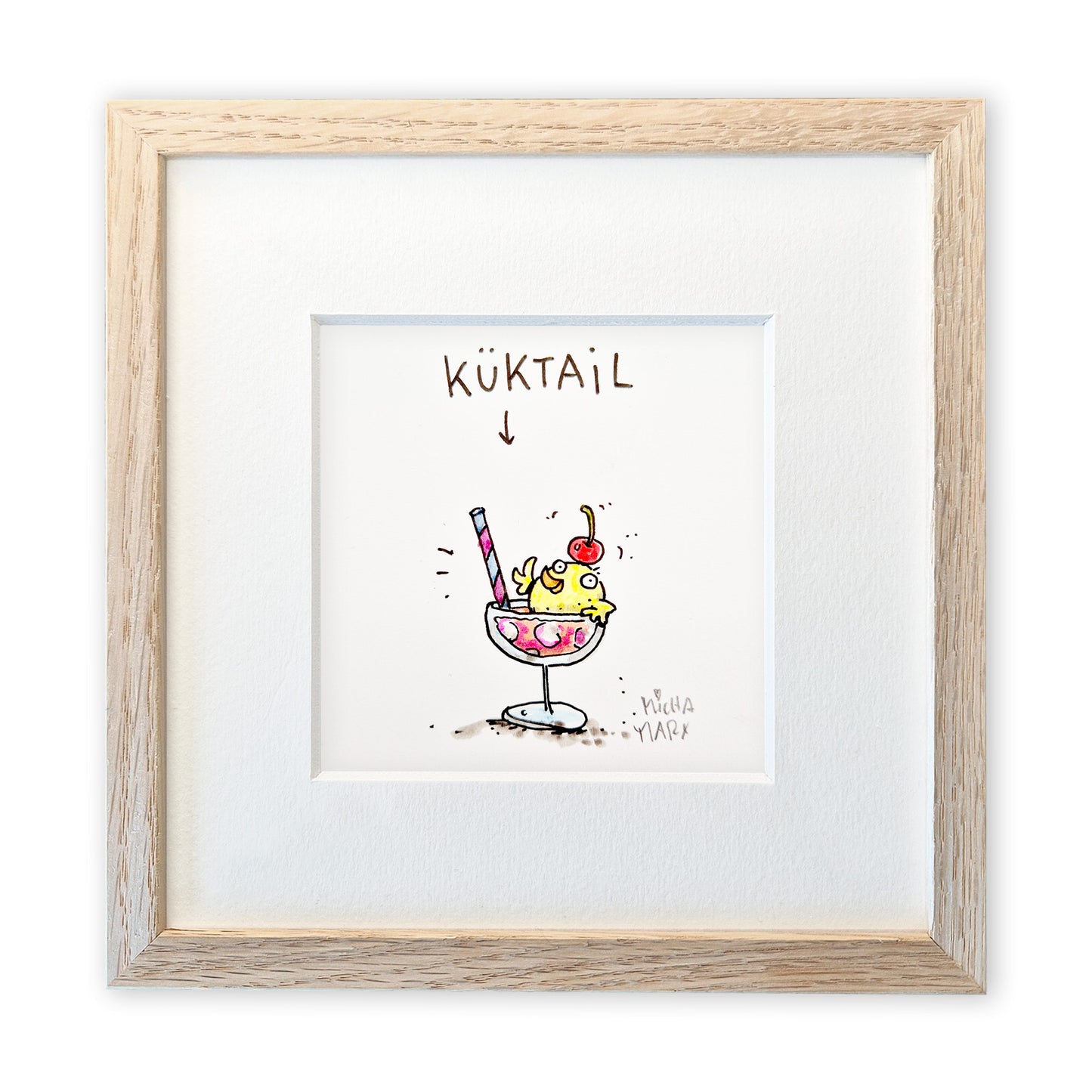 Originalzeichnung „Küktail“