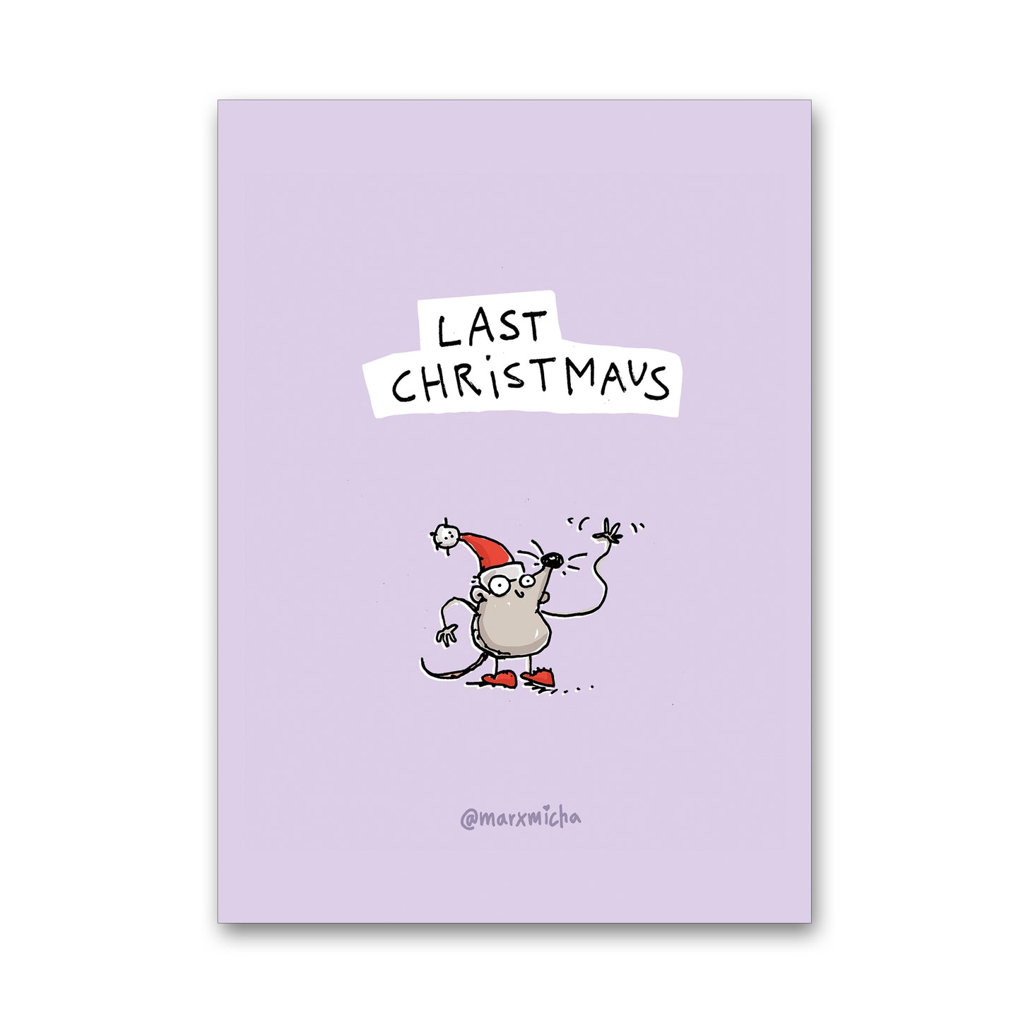 Weihnachtstierchen Postkartenset, 24 Stück