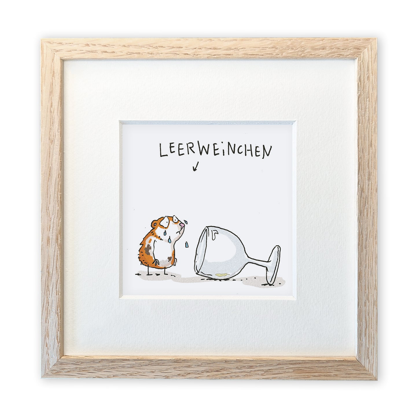 Originalzeichnung „Leerweinchen“