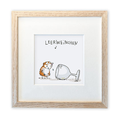 Originalzeichnung „Leerweinchen“