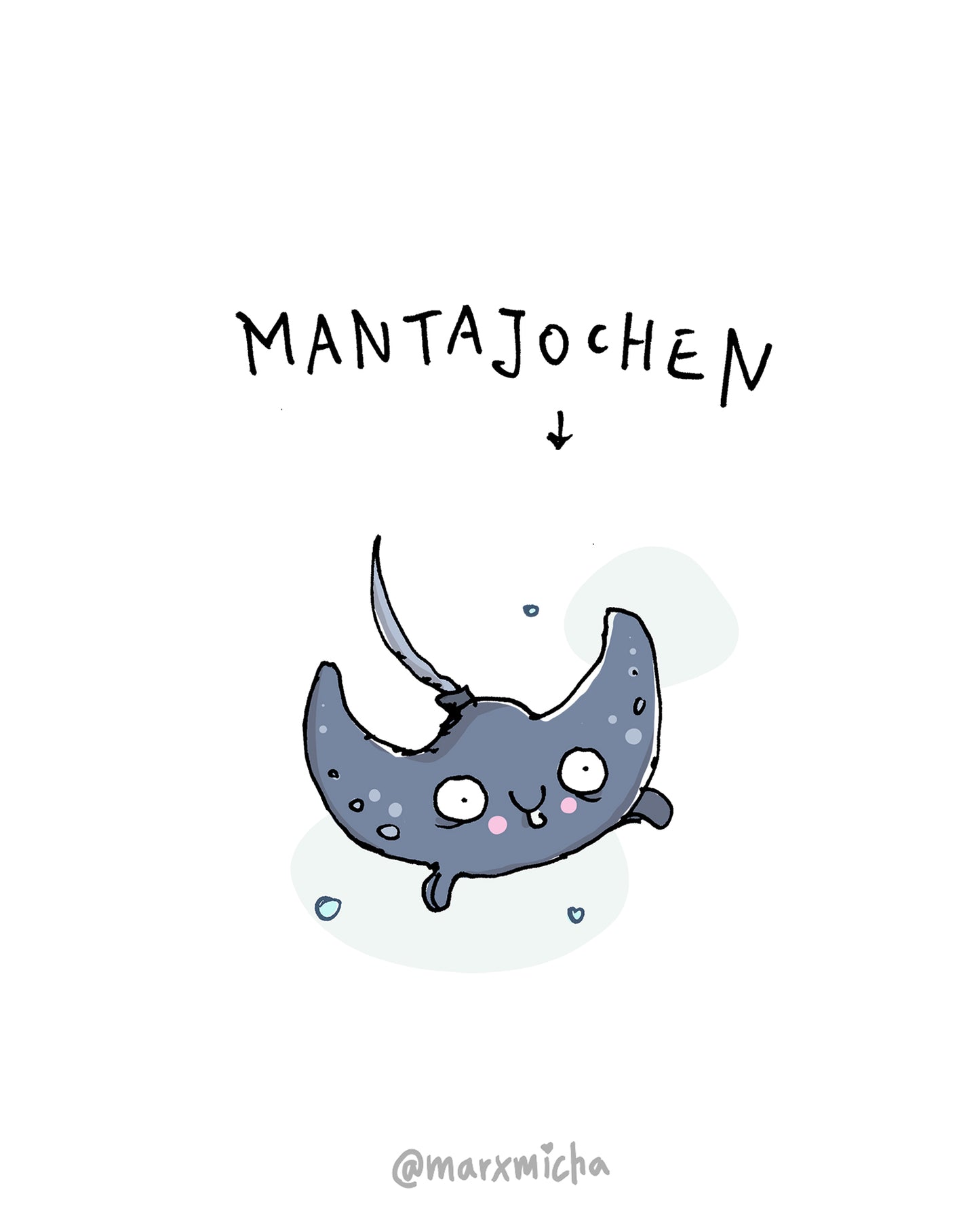 Originalzeichnung „Namenstierchen“ nach Wahl