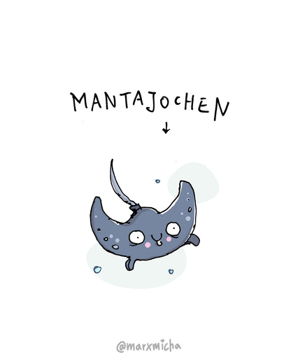 Originalzeichnung „Namenstierchen“ nach Wahl