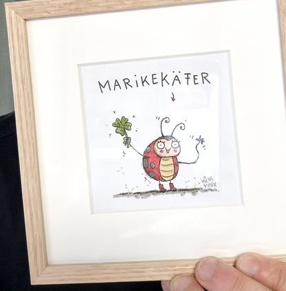 Originalzeichnung „Namenstierchen“ nach Wahl