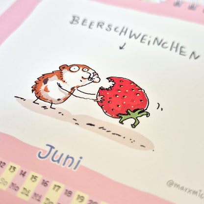 Meerschweinchen Kalender 2027