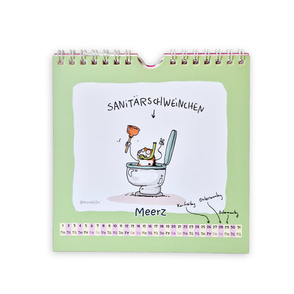 Meerschweinchen Kalender 2027