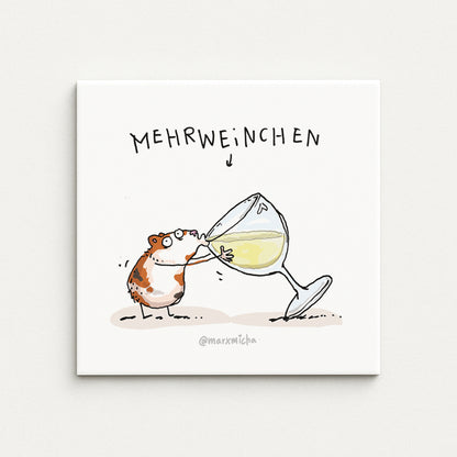 Meerschweinchen Kühlschrankmagnete-Set, 5 Stück