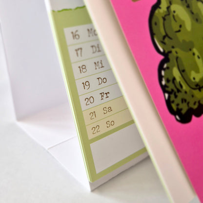Motivationsgemüse Wochenkalender 2026