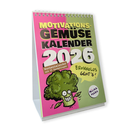 Motivationsgemüse Wochenkalender 2026