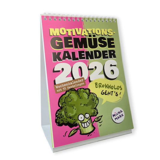 Motivationsgemüse Wochenkalender 2026