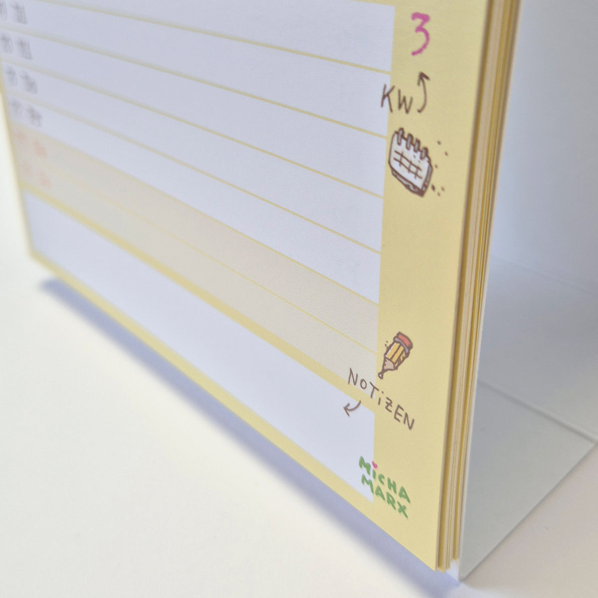 Motivationsobst Wochenkalender 2027