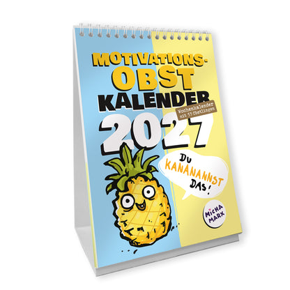 Motivationsobst Wochenkalender 2027